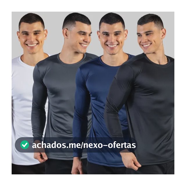 Kit 4 Camisetas Uv50+ Segunda Pele Leve Academia Pesca Hard