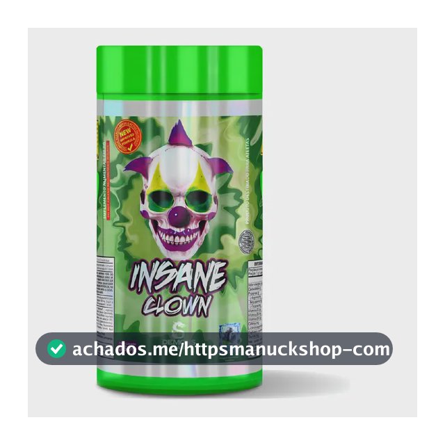 Suplemento em pó Demons Lab Beta alanina Pré Treino Insane Clown 350g Demons sabor Blueberry x 350g