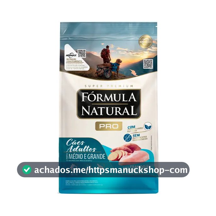 Fórmula Natural Pro Cão Adulto Médio e Grande 15kg