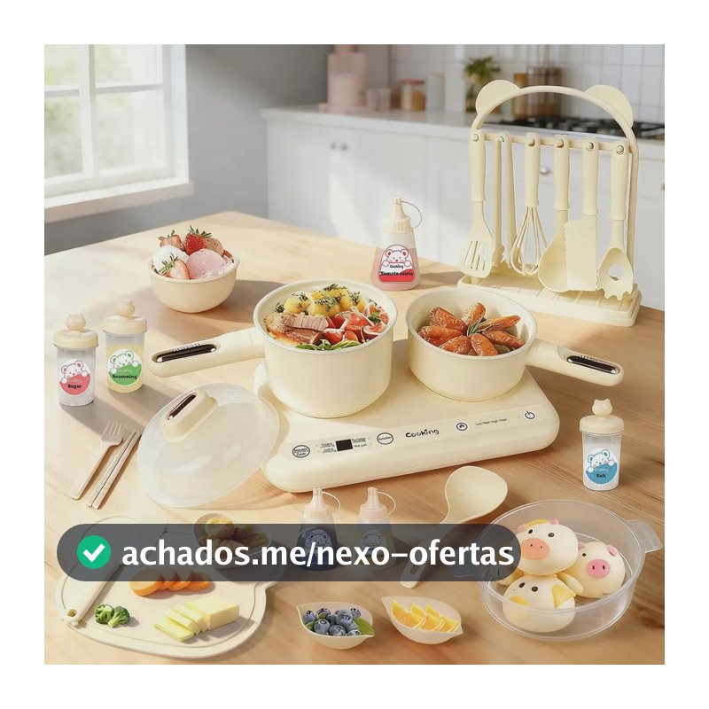 Mini Set De Cocina Real Educativo Cicicooie