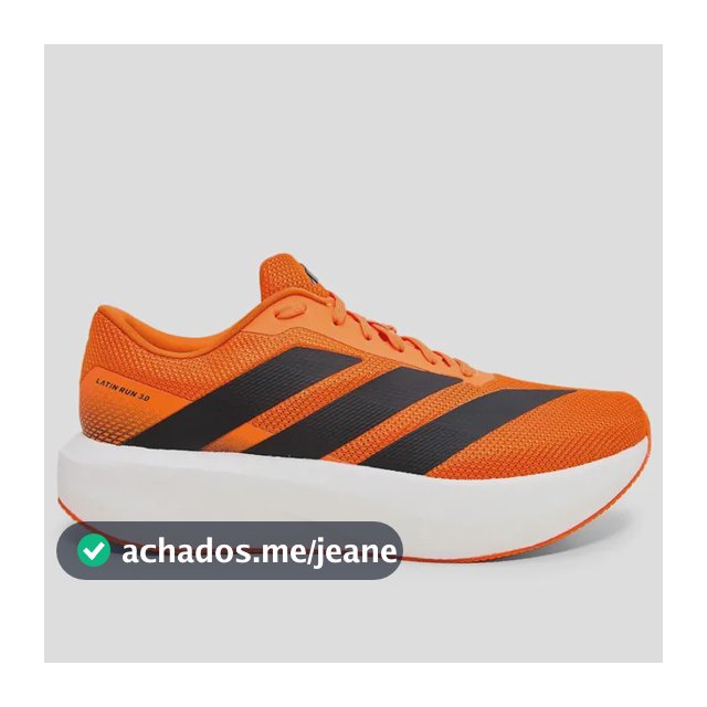 Tênis adidas Latin Run 3.0 Masculino Corrida Cloudfoam Laranja 43 Br