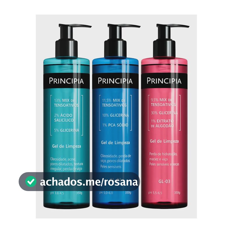 Principia Kit Trio Limpeza Facial Personalizada