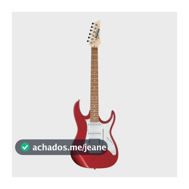 Guitarra Elétrica Ibanez Rg Gio Grx40 Superstrat De Choupo 2019 Candy Apple Verniz Brilhante Com Diapasão De Jatobá Destro