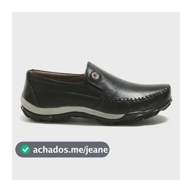 Sapatilha Masculino Mocassim Couro Legítimo Clássico