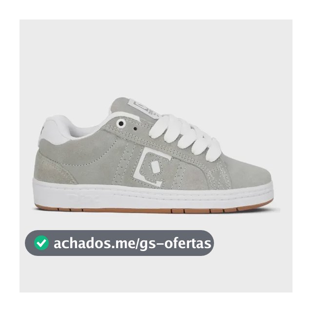 Tenis Qix Combat Suede Cinza Branco