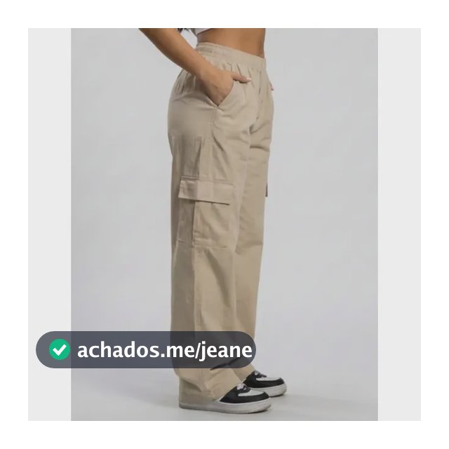 Calça Feminina Premium Cargo Levanta Bumbum Sarja 100%