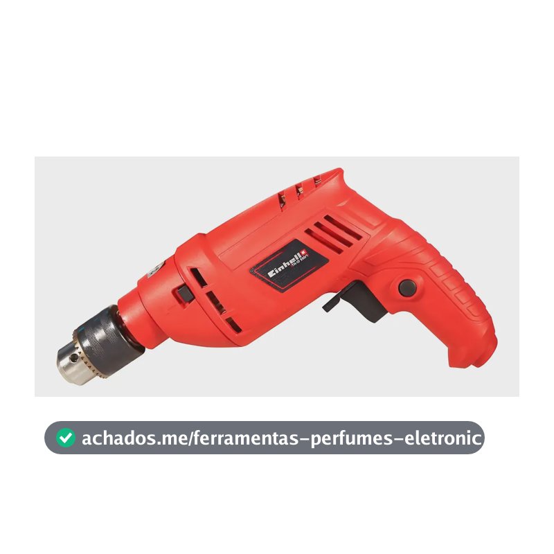 Furadeira De Impacto Einhell Profissional Madeira Metal 550w Vermelho 127v