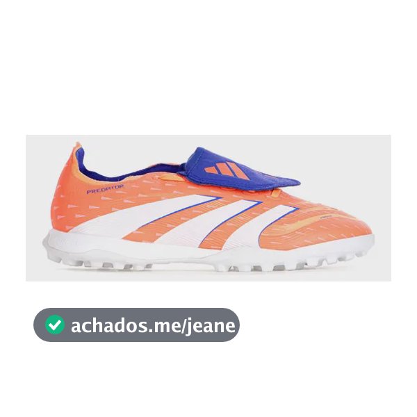 Chuteira adidas Society Predator League Fold-over Futebol Laranja 41 Br