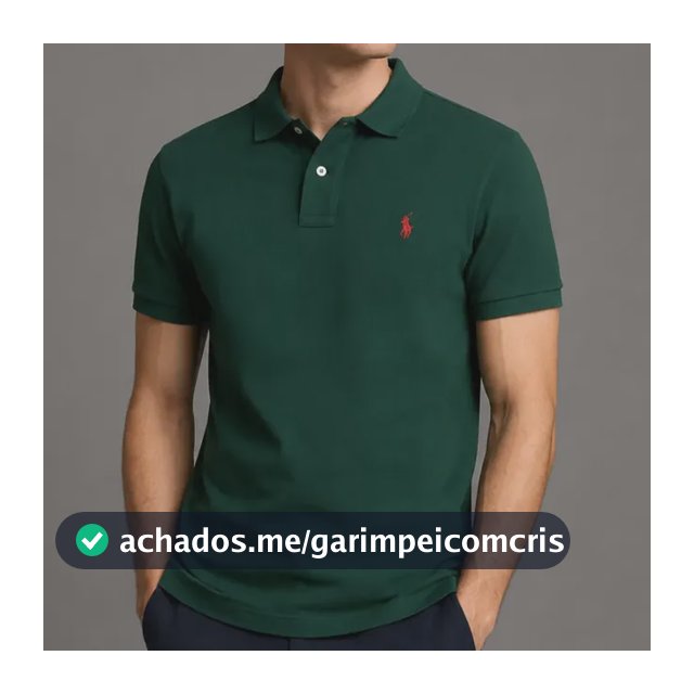 Camisa Polo Ralph Lauren Masculina Basica Algodão Piquet