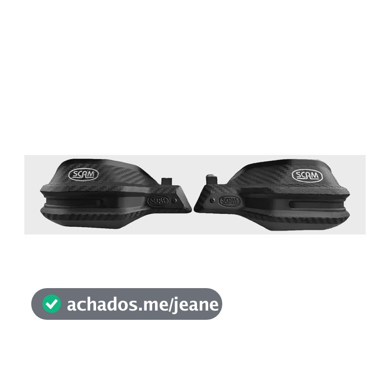 Protetor De Mão Honda Xre 190 E Bros 160 2021 2022 2023 Scam Preto Esquerdo/direito