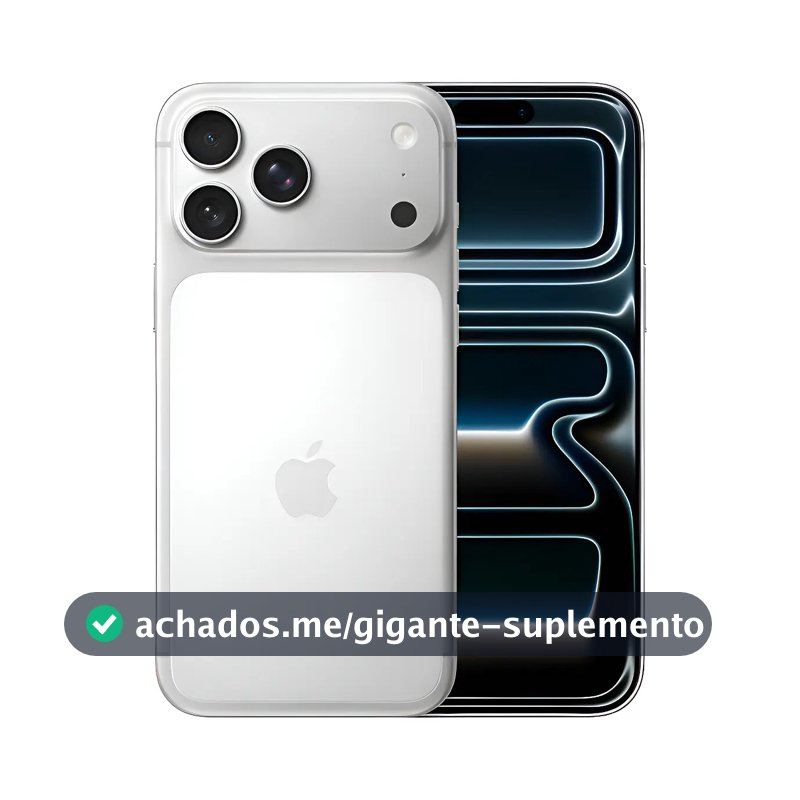 iPhone 17 Pro Max 512GB - Prateado - Distribuidor Autorizado