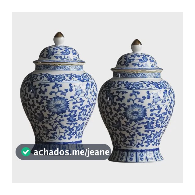 2x Vaso De Cerâmica Decorativo Decoração De Sala De Estar
