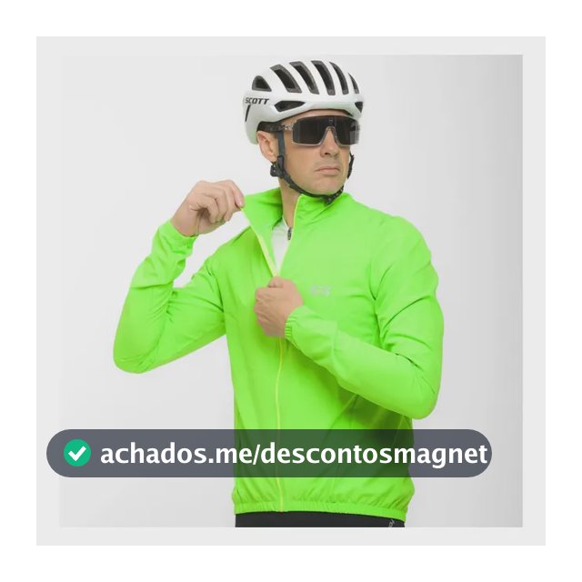Jaqueta Corta Vento Bag Bolsos Masculina Márcio May Bike