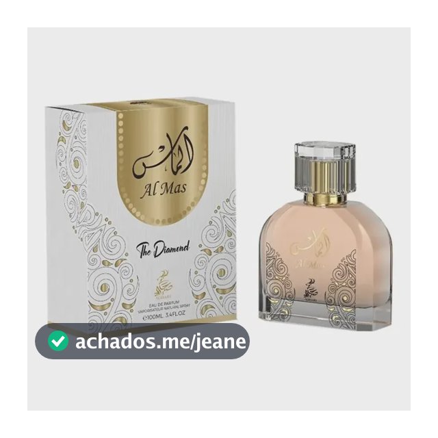 Perfume Sahari Al Mas The Diamond Eau De Parfum Amadeirado Floral 100ml