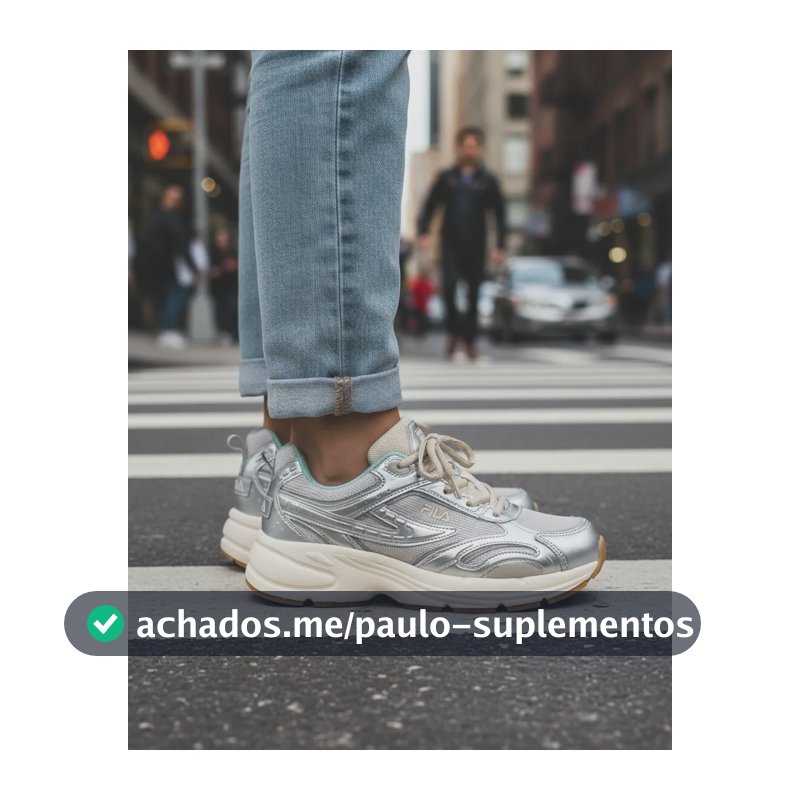 Tênis Fila Feminino Runner 2k Se Prata Liso 34 Br
