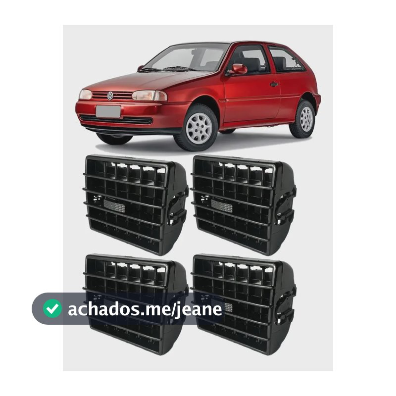 Kit 4 Difusor Ar Gol G2 Bola 95 96 97 98 99