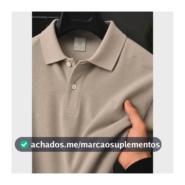 Camisa Masculina Polo Piquet Alta Qualidade