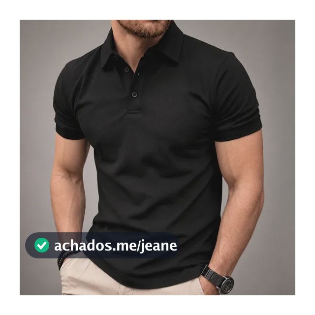 Camisa Gola Polo Masculina Pique Premium Algodão Confortável