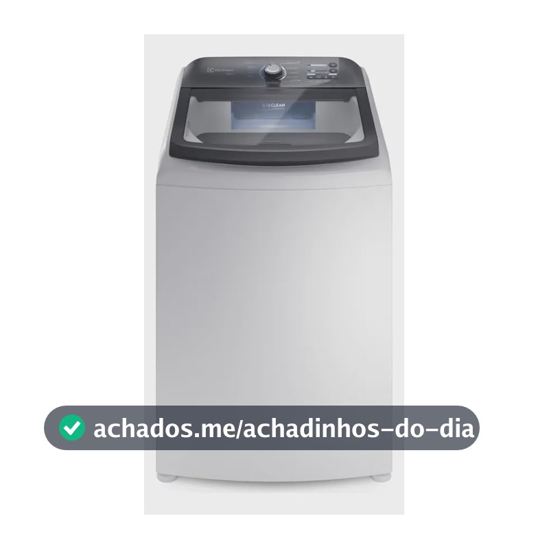 Lavadora de roupas Electrolux Efficient Lee18 18kg com cesto inox 127