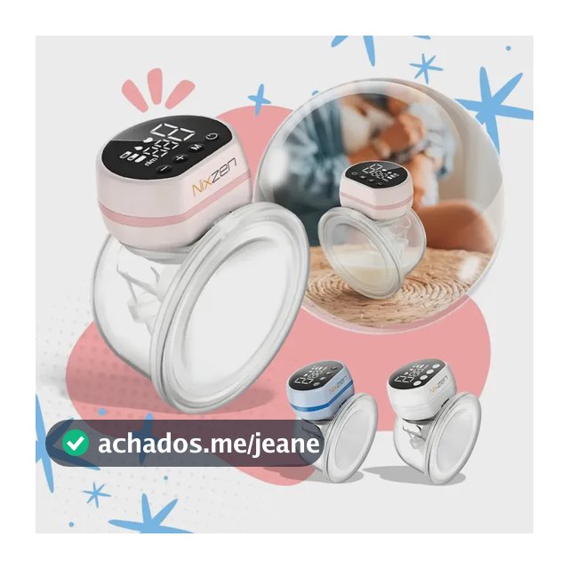 Bomba Materna Portátil Elétrica 24mm Sem Bpa Confortável Prático Bombinha de Tirar Leite Macio Garanta O Melhor Para Seu Bebê Não Precisa Segurar Ou Ficar Apertando Mãos Livres Elétrica Nixzen Branco