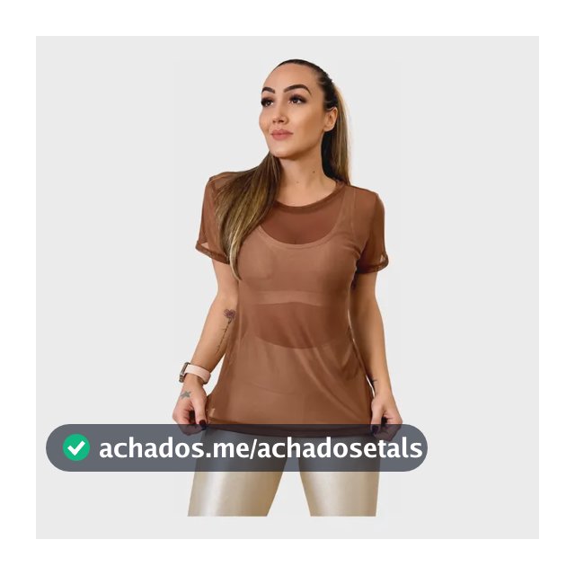 Blusa Corrida Caminhada Academia Tulê Transparente Fitness