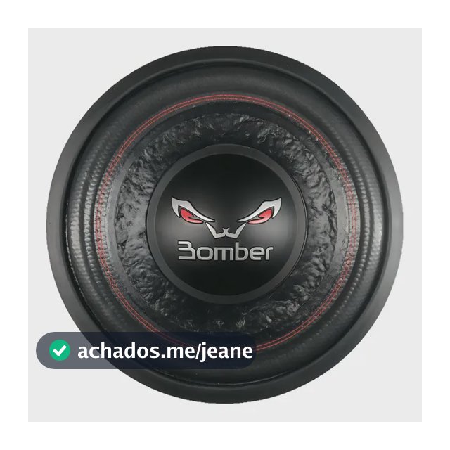 Alto Falante Subwoofer 12 Pol Bomber Bicho Papão 600w 4 Ohms Cor Preto