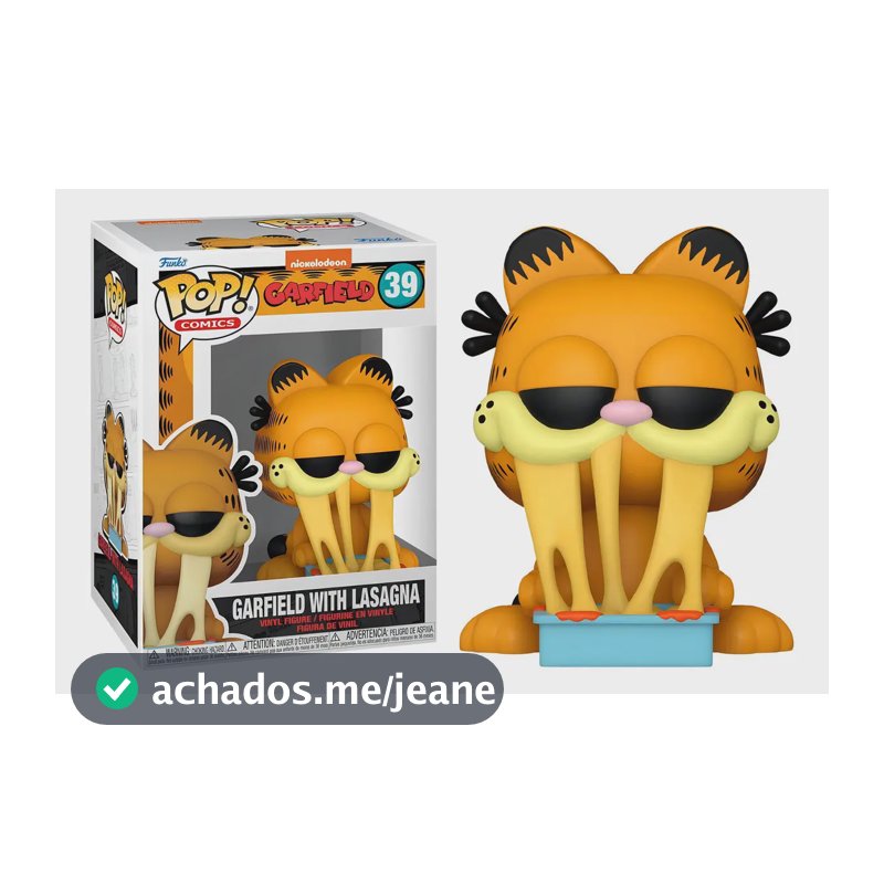 Figura De Acción Garfield With Lasagna De Funko