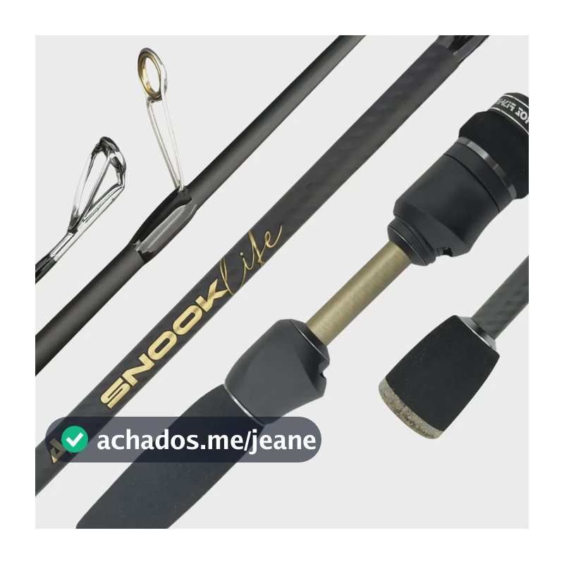 Vara Para Molinete Snook Life S631 12 Lbs Preto