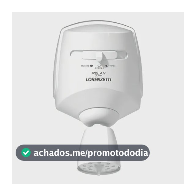 Chuveiro elétrico de parede Lorenzetti Relax Ultra branco 5500W