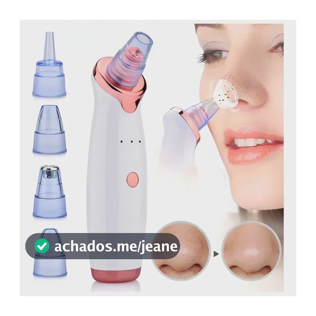 Removedor De Cravos Cleaning Acne A Vácuo Elétrico Usb