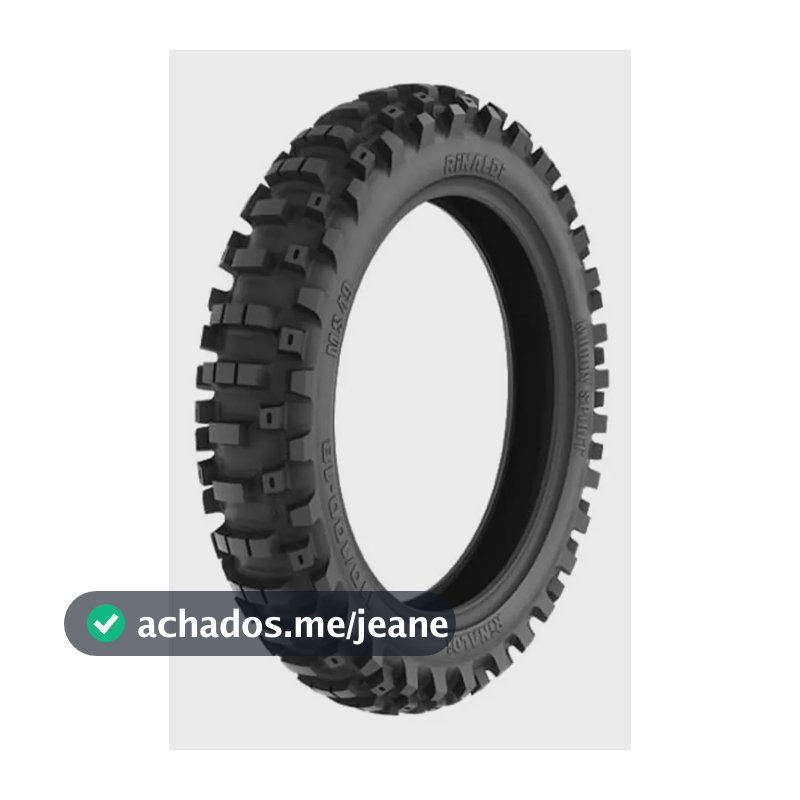 Pneu Moto Rinaldi Aro 18 Ms 49 110/100-18 64r Tt - Traseiro