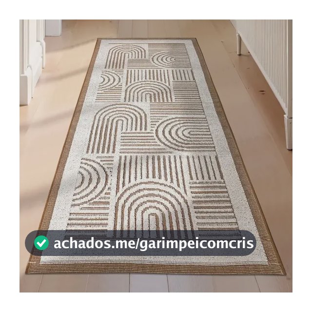 Tapete Passadeira 0,50x1,40m Línea Tear Decorativo Cozinha