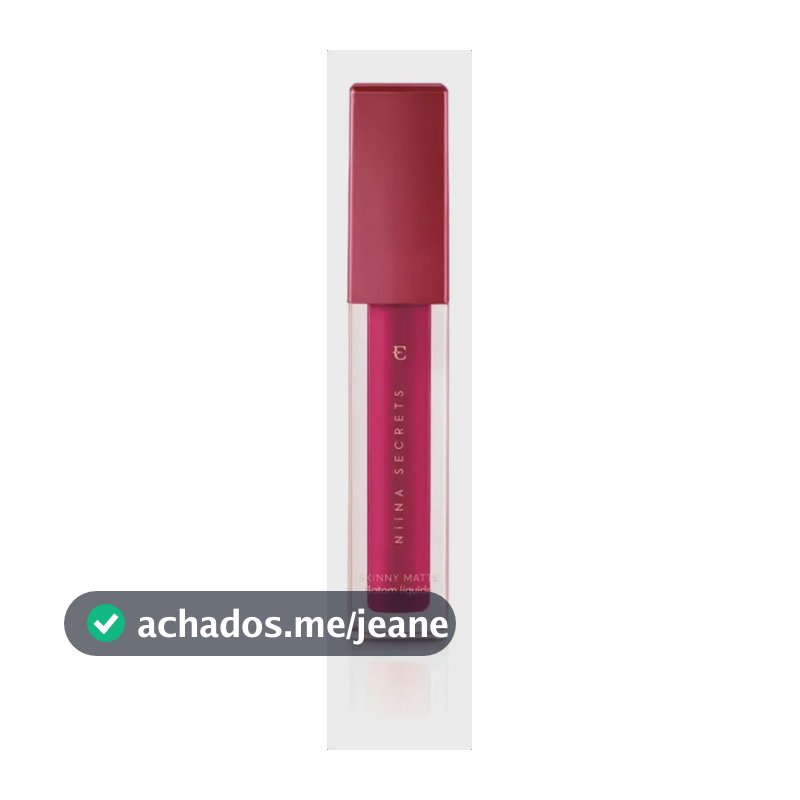 Batom Líquido Eudora Niina Secrets Skinny Matte Pink Peônia Fosco