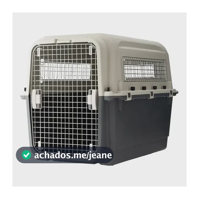 Caixa Transporte Pet Cão Gato Avião Padrão Iata Tamanho 4 N4 Azul