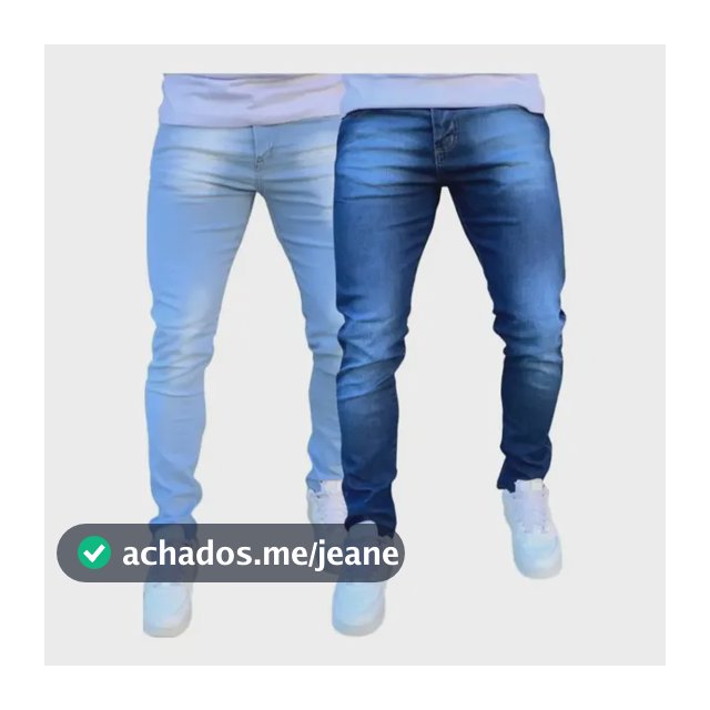 Kit 2 Calças Jeans Masculina Com Elastano Premium Nf
