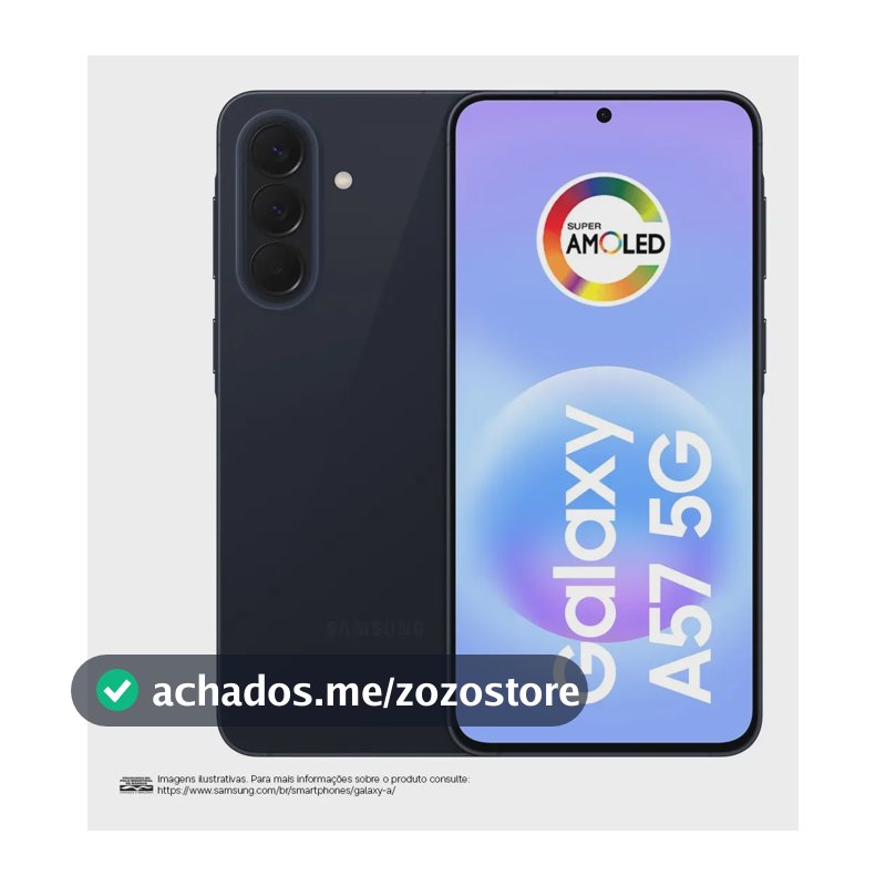 Celular Samsung Galaxy A57 5g 256gb, 8gb Ram, Recursos Ai Azul-escuro