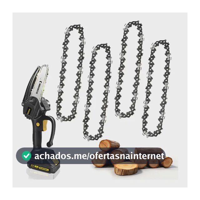 4 Pçs Corrente Para Mini Motosserra 6 Polegadas