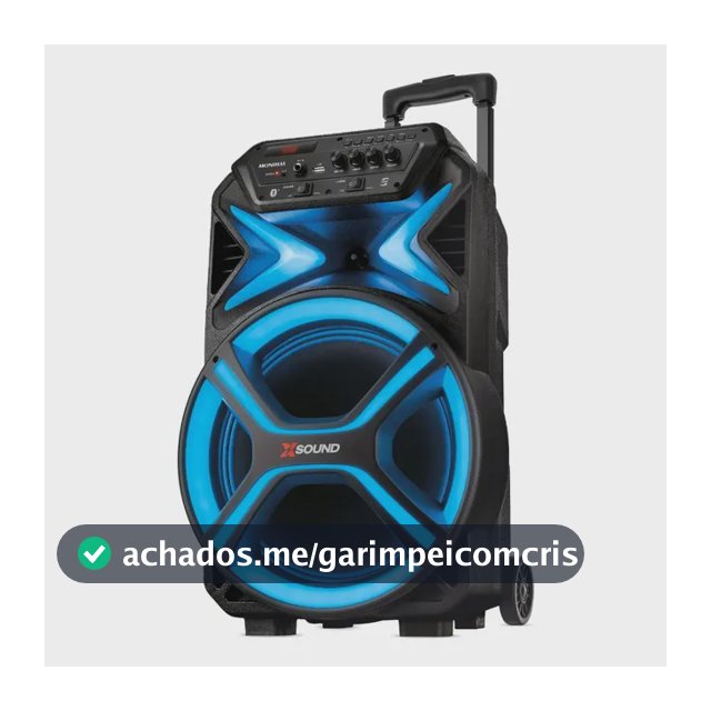 Caixa Amplificada CM-550-L 550w Rms Preta Mondial Bivolt Preto