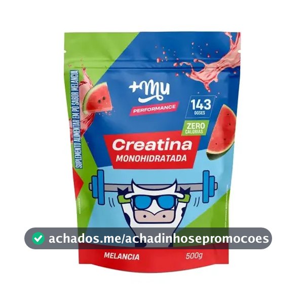 Creatina +Mu em pó sabor Melancia x 500g