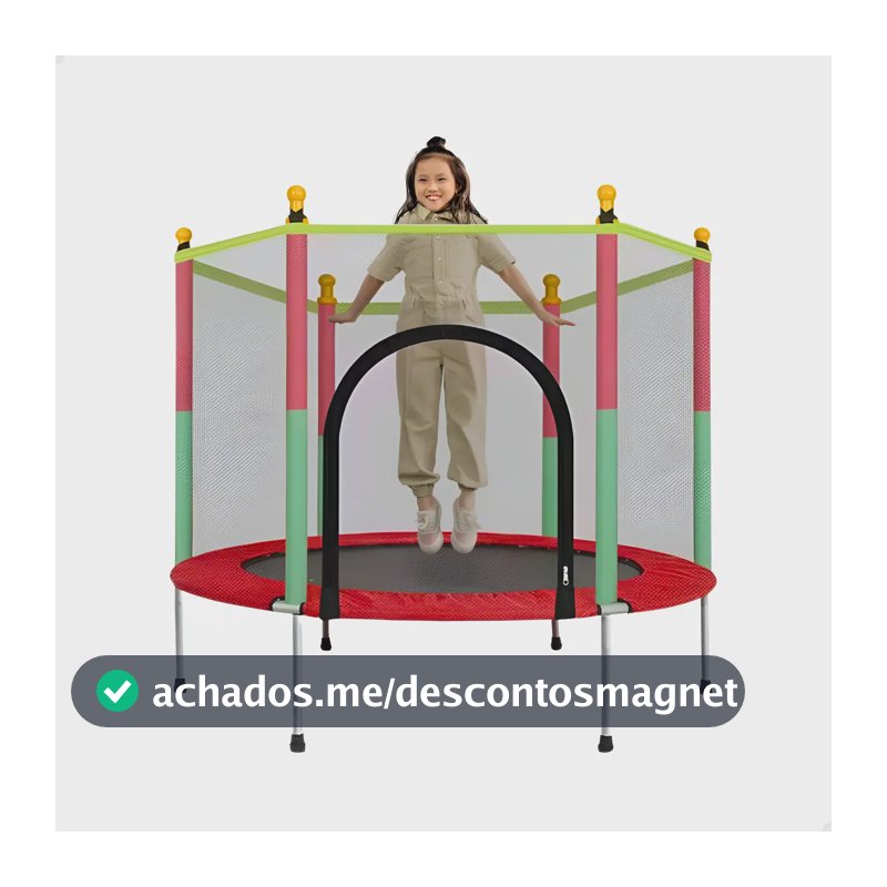 Cama Elástica Pula Pula Infantil Trampolim 1,4 Metros Atentu
