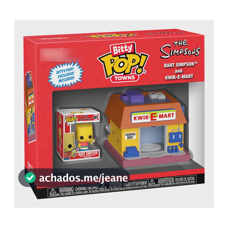 Funko Bitty Pop! Towns The Simpsons Bart Simpson Kwik-e-mart
