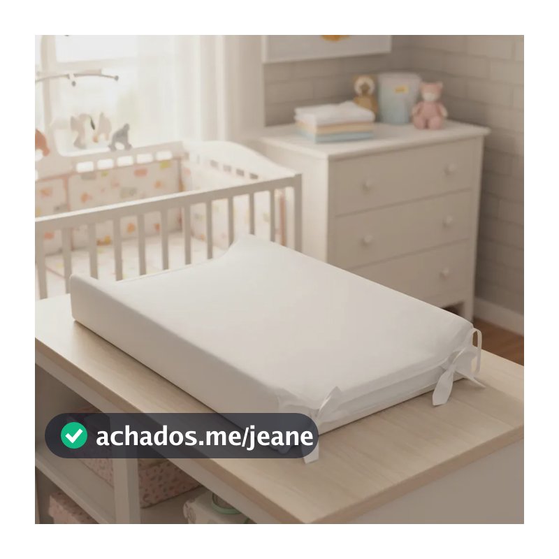 Trocador Anatomico Plastificado Branco