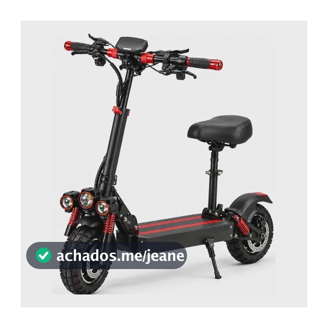 Patinete Elétrico F5 M4 800w 48v Banco Dobrável Adulto Preto Preto