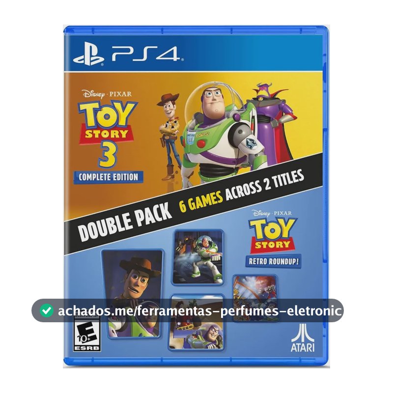 Toy Story 3 + Retro Roundup Double Pack Ps4 Midia Fisica