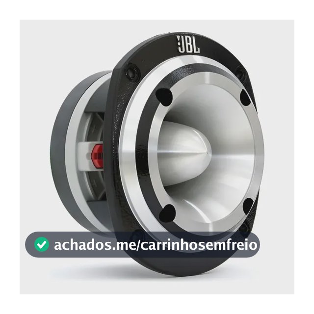 Super Tweeter Jbl St450 Trio Som Automotivo Prateado