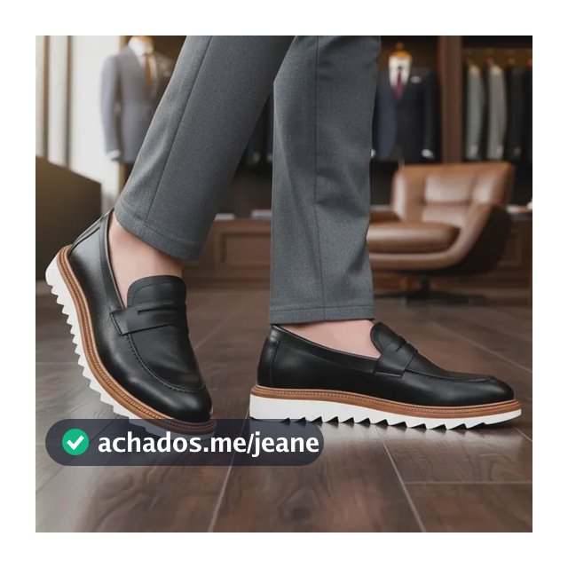 Sapato Mocassim Loafer Gugi Tratorado Conforto Premium Leve