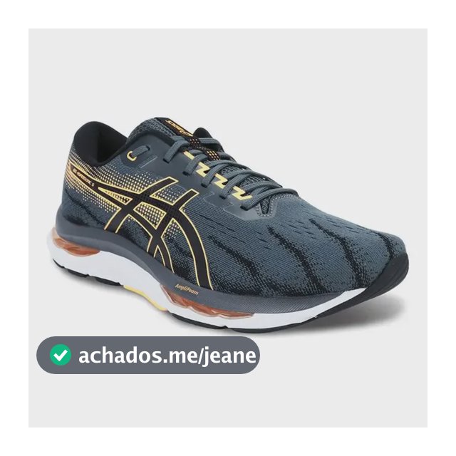 Tênis Asics Gel Hypersonic 5  Masculino Cinza Laranja Treino