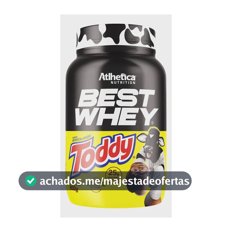 Best Whey Toddy Isolado Hidro Concentrado 900g - Atlhetica Toddy