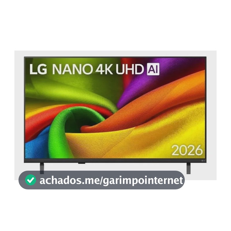 Smart Tv Lg 43" Nano 4k Uhd Hdmi Usb Wi-fi Bluetooth Thinq Ai Alexa Apple Airplay - 43UN85CBPSA.AWZ