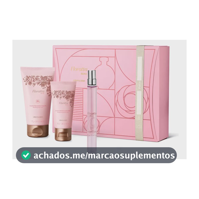 Kit Presente Floratta Rose (3 Itens) Boticário